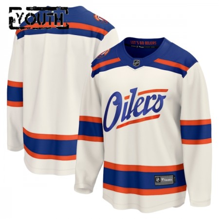 Lasten NHL Edmonton Oilers Pelipaita Custom 2025-26 Fanatics Premium Alternate Valkoinen Lasten NHL Edmonton Oilers Pelipaita Custom 2025-26 Fanatics Premium Alternate Valkoinen